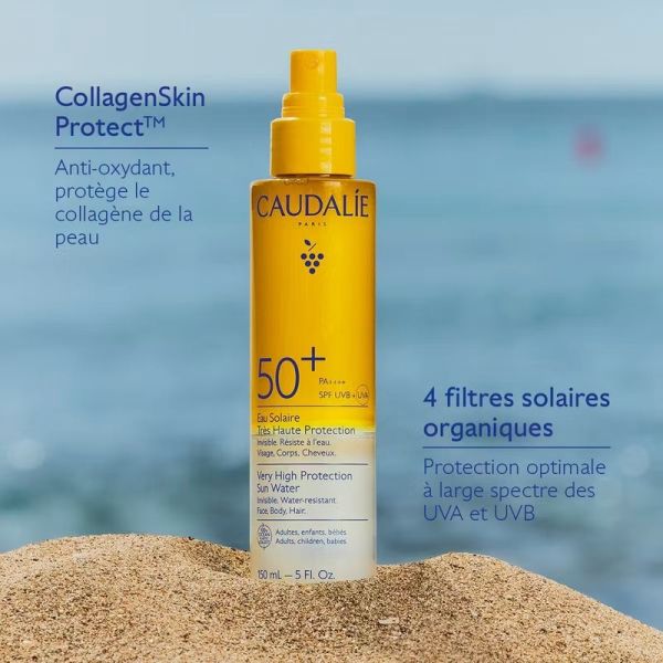 Eau Solaire Très Haute Protection SPF50+ Vinosun Protect - 150 ml