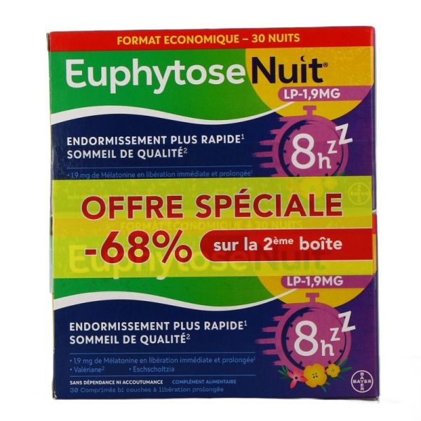 Euphytose Nuit LP 1,9mg - 30 comprimés