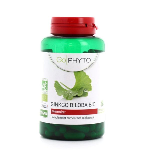 Go Phyto Ginkgo Biloba Bio Mémoire - 200 gélules