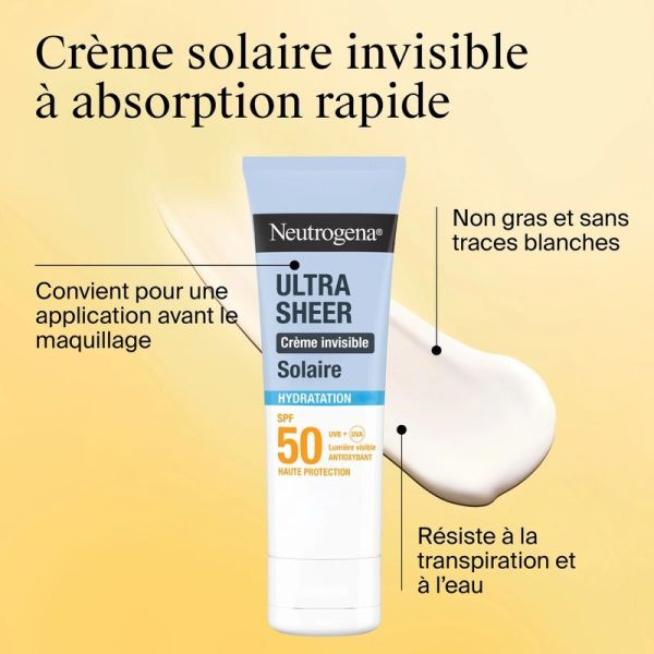 Ultra Sheer Solaire Crème Invisible Hydratation SPF50