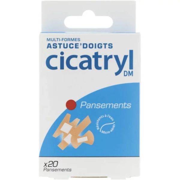 Pansements Multi-formes Doigts - 20 pansements