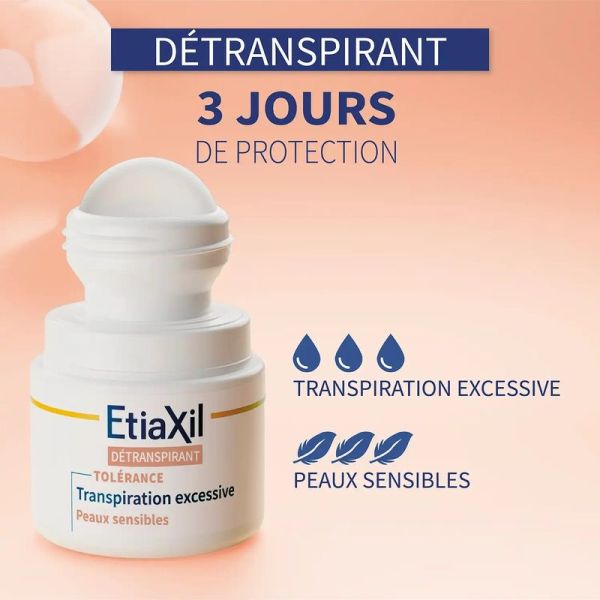 Détranspirant Aisselles Peaux Sensibles Roll on - 2 x 15 ml