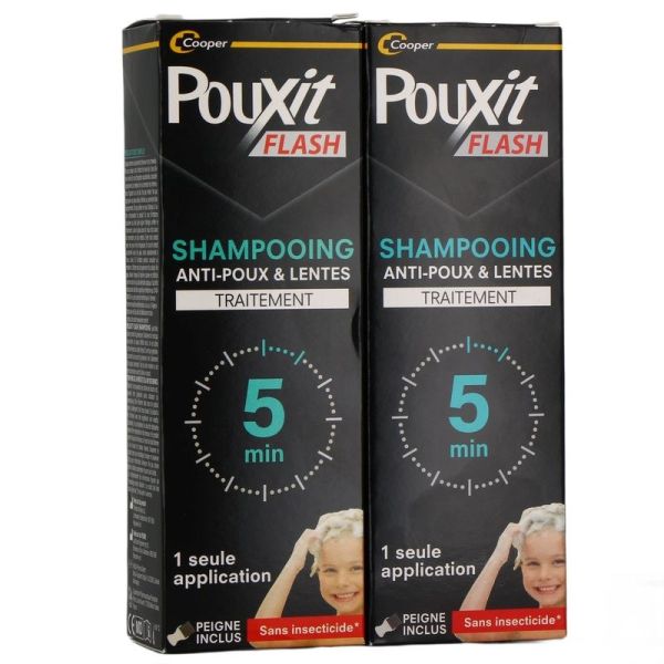 Flash Shampooing Anti-Poux & Lentes - 2 x 100 ml