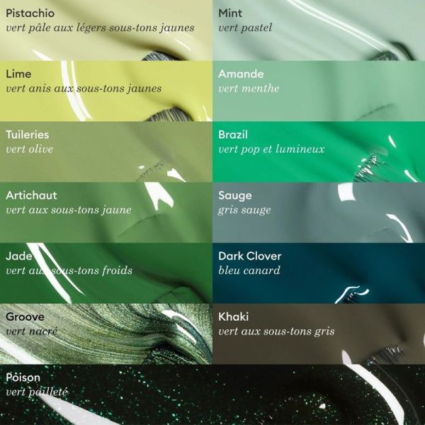 Vernis semi-permanent Groove Green Flash - 15 ml