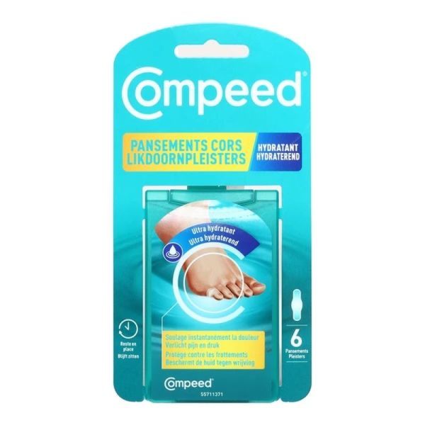 Pansements Cors Hydratants - Moyen Format - 6 pansements
