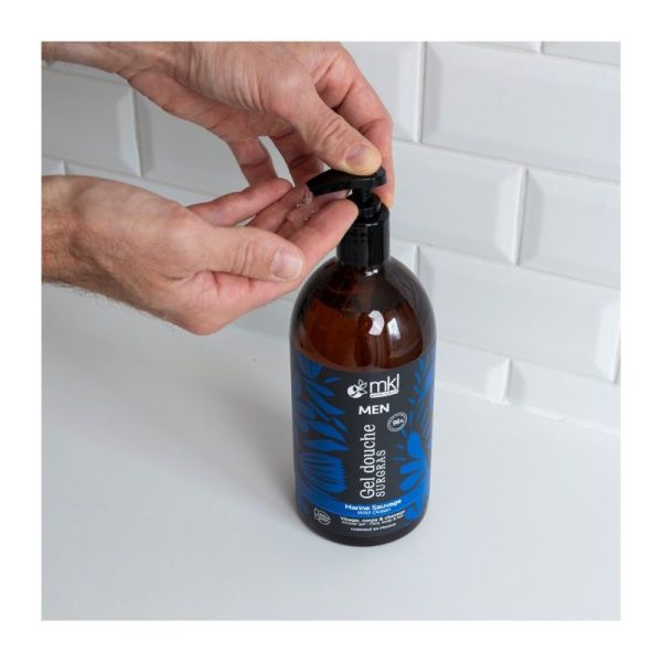Mkl Gel Douche 1L Marine Sauvage Homme