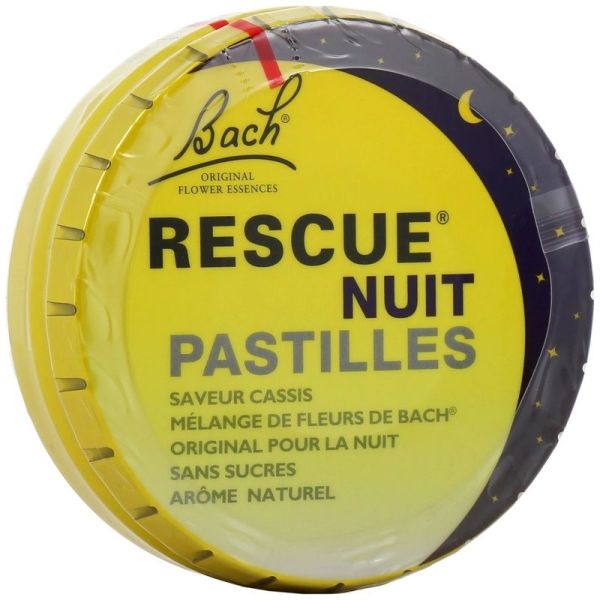 RESCUE® Nuit Fleur de Bach Pastilles Cassis