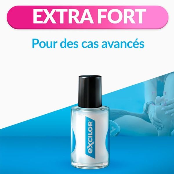 Solution filmogène Excilor Forte - 30 ml + coupe-ongles offert