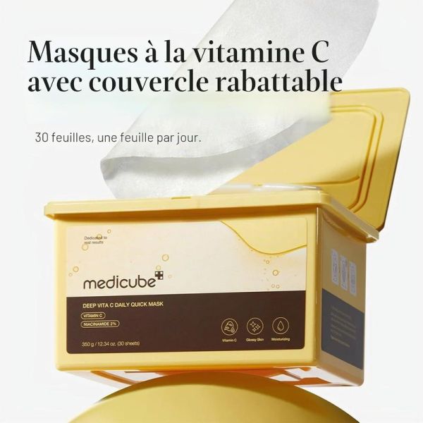Deep Vita C Masques Quotidiens Express - 30 feuilles