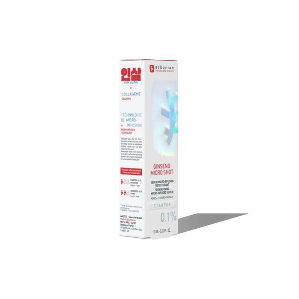 Sérum Ginseng Micro Shot Starter - 0.1% - 10 ml