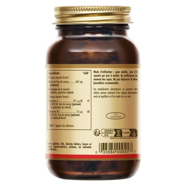 Huile de Foie de Morue - 250 softgels