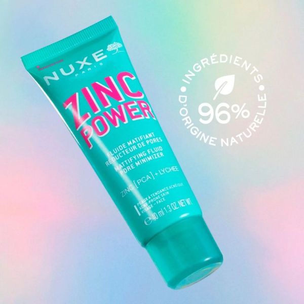 Fluide Matifiant Réducteur De Pores ZINC POWER - 40 ml