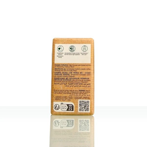 Shampoing solide à la Pivoine BIO - 80 g