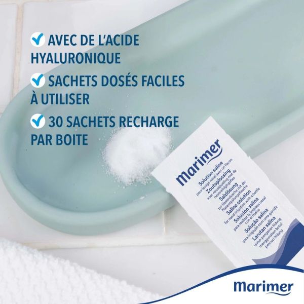 Solution saline pour lavage nasal - 30 sachets