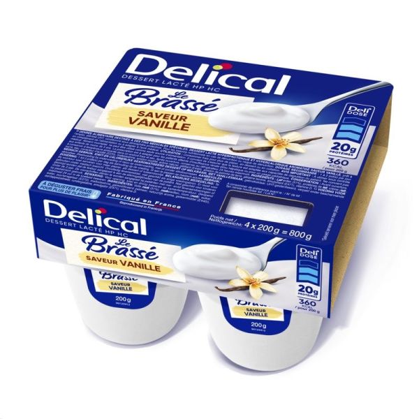 Dessert Lacté HP HC Le Brassé - vanille - 4 x 200 g