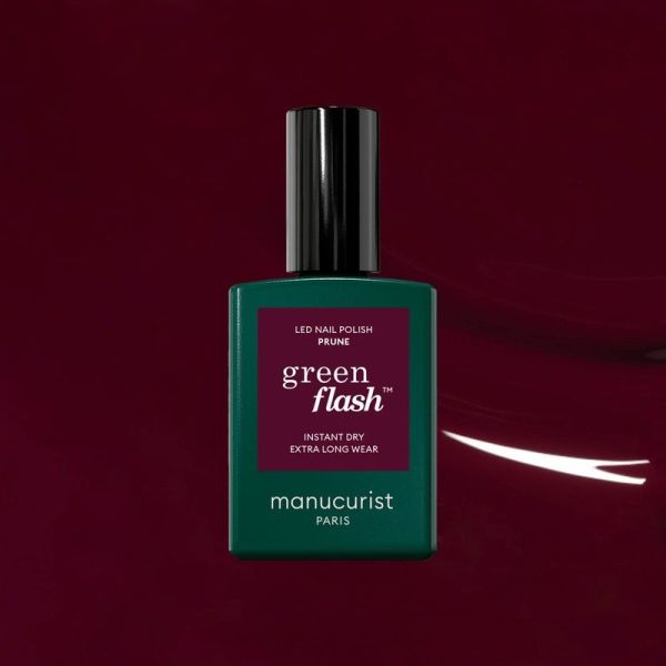 Manucurist Green Flash Vernis semi-permanent Prune - 15 ml