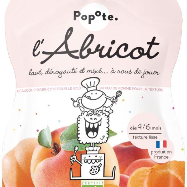 Gourde Abricot BIO - POPOTE - 120g*