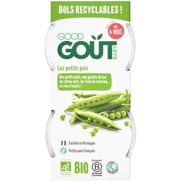 Good Gout Baby-Petit Pois 2X120G