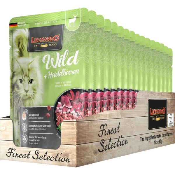Gibier + Myrtilles - Chat adulte 1,36 kg