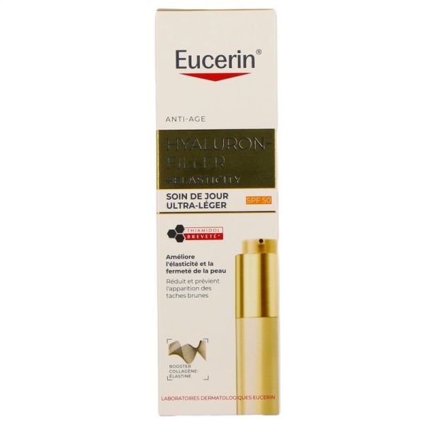 Soin de Jour Ultra-Léger SPF50 Hyaluron-Filler + Elasticity - 50 ml