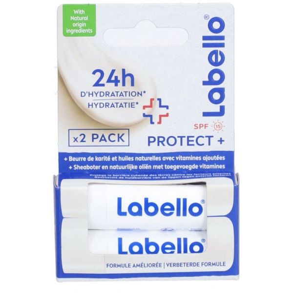 Sticks lèvres hydratants protect Duo - 10 g