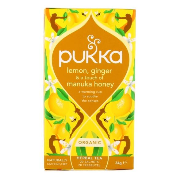 Pukka Citron, Gingembre Miel Manuka S20