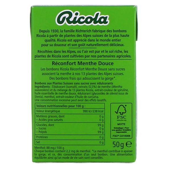 Réconfort Menthe Douce - 50 g