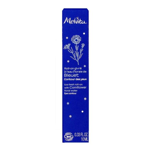 Melvita Roll-on givré à l'eau florale de bleuet 10ml