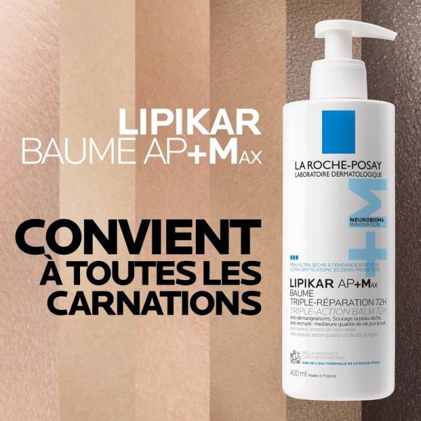 Lipikar Baume AP+MAX - 400 ml