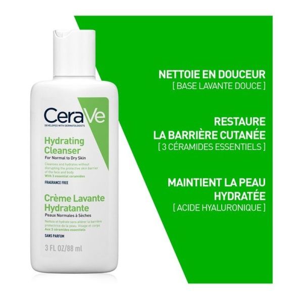 Coffret Noël Hydratation Visage & Corps - Crème Hydratante 52 ml + Crème Lavante 88 ml + Chaussettes