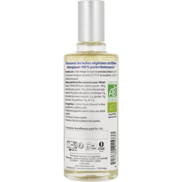 Natessance Hle 50Ml Bio Onagre