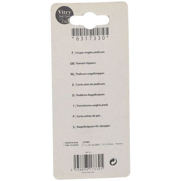 Coupe-ongles pedicure - 1 unite