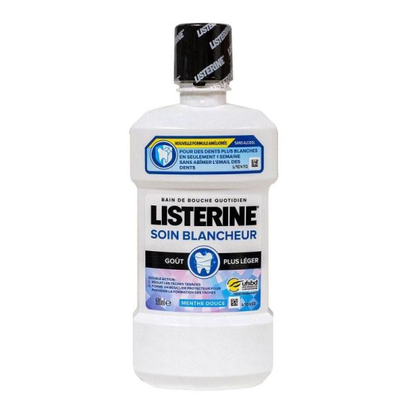 Listerine Bdb Blancheur Goutleger 500Ml