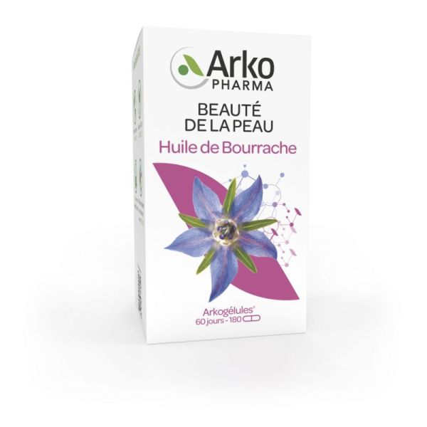 Arkogelule Bio Huile Bourrache180Caps