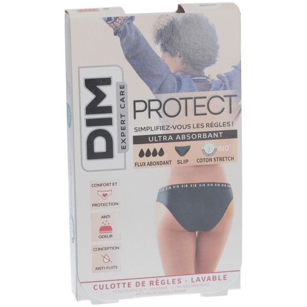 Protect Culotte de règles Lavable - Slip - Coton bio - Flux Abondant - 40/42