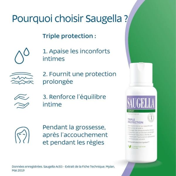 Soin Lavant Intime Triple Protection Expert - 2 x 250 ml