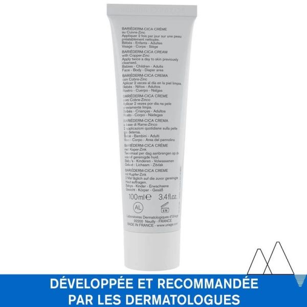 Crème Réparatrice Marques Cicatricielles Bariederm CICA+ - 100 ml