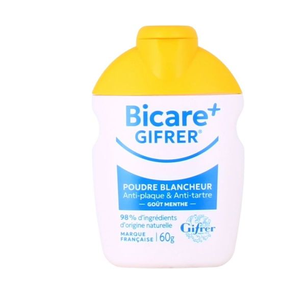 Poudre blancheur fraîcheur menthe verte Bicare+ - 60 g