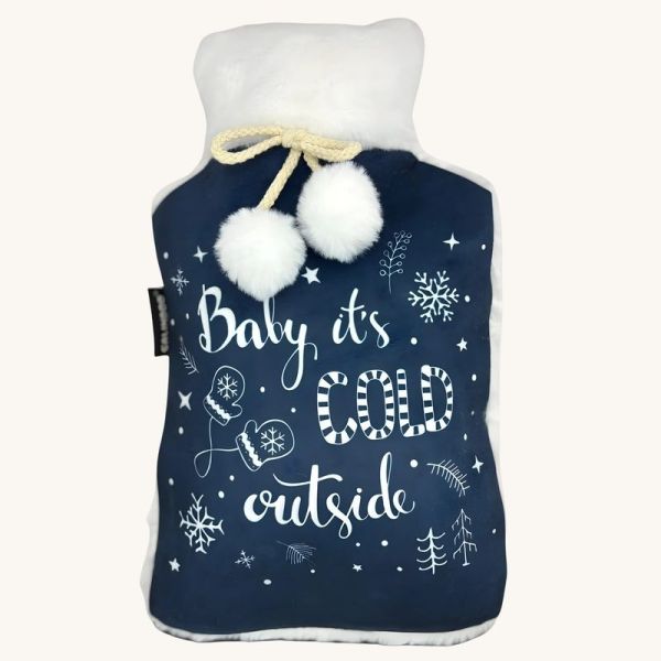 Bouillotte a Eau 2L - Housse Ours Polaire