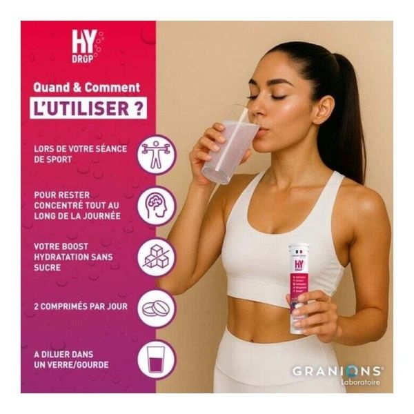 Hydrop Vitamines et Minéraux - 20 comprimés