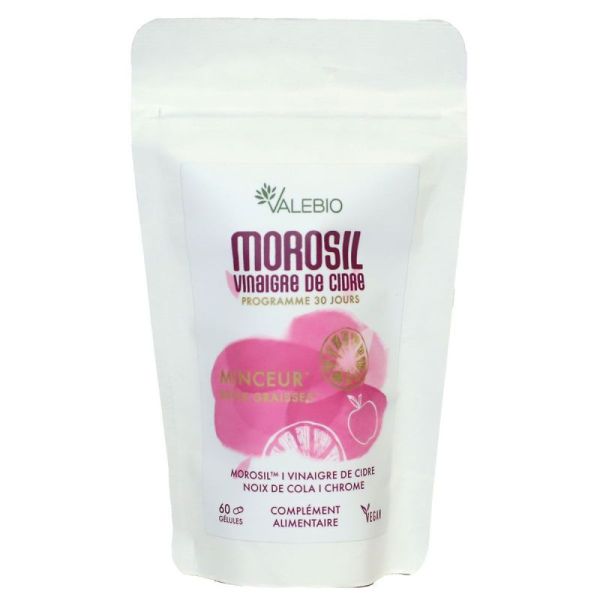 Morosil vinaigre de cidre minceur brûle-graisses 60 gélules