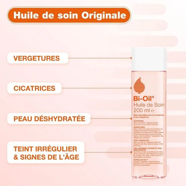 Huile de soin Cicatrices et Vergetures - 125 ml
