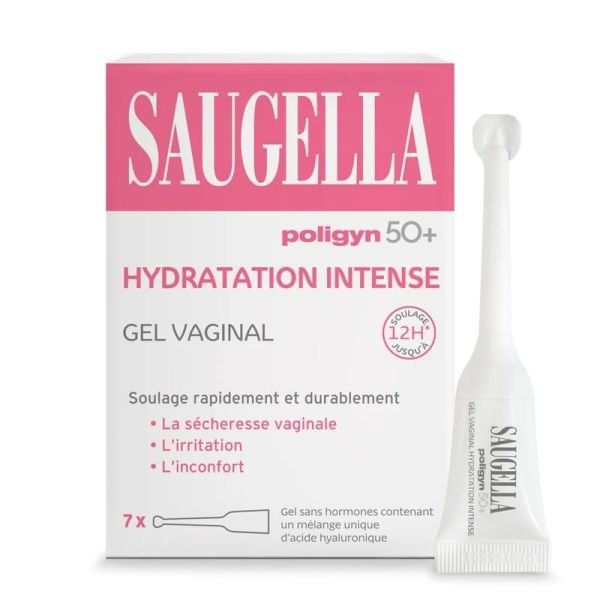 Poligyn 50+ gel vaginal Hydratation Intense - 7 unidoses de 4 ml