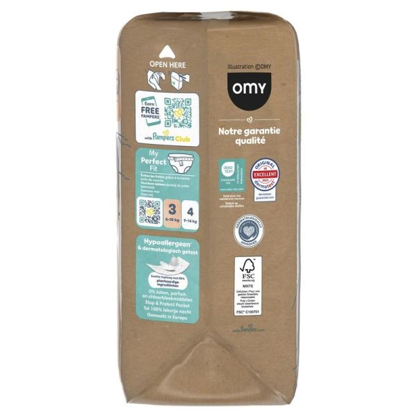 Harmonie - taille 3 6-10 kg - 44 unités