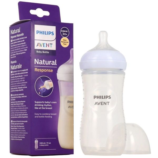 Natural Response Biberon Plastique - 330 mL