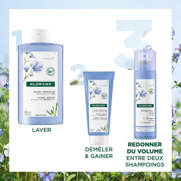 Shampoing sec Volume au Lin BIO - 150 ml