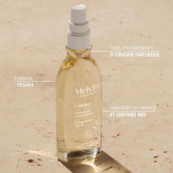 Huile Sèche Extraordinaire L'Or Bio - 50 ml