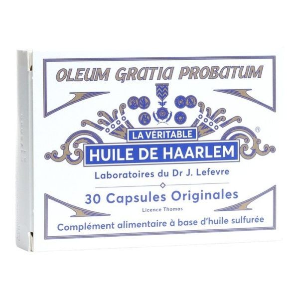 Huile de Haarlem - 30 capsules de soufre
