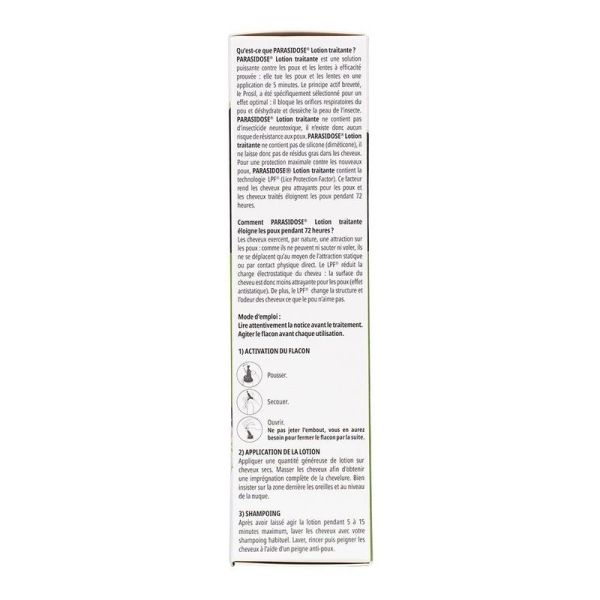 Parasidose Lotion 2 en 1 - 100 ml