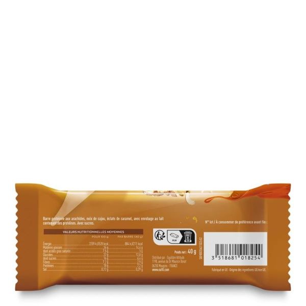 LA BARRE PROTEINEE - Barre caramel noix - 40 g